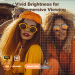 Magcubic HY300 Ultra Portable Projector with Speaker Electronic Focus 4K 300ANSI