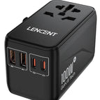 Black 100W GaN 2U2C / Universal Plug