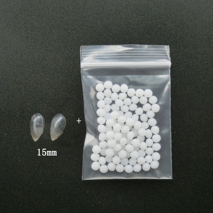 1 Pairs Halloween Vampire Teeth Fangs Dentures Props Party Costume DIY Cosplay Props False Teeth Resin Fangs with Solid Glue