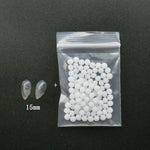 1 Pairs Halloween Vampire Teeth Fangs Dentures Props Party Costume DIY Cosplay Props False Teeth Resin Fangs with Solid Glue