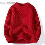 Brand Christmas Sweaters Men Crewneck Sweater Men Pullover Jumpers Fashion Clothing Autumn Winter Tops Male Knitted Sweatshirts