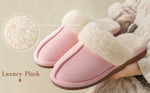 Comwarm Fluffy Winter Slippers For Women Furry Fuzzy Home Shoes Faux Fur House Plush Slippers Indoor Warm Comfy Mute Flats Slide