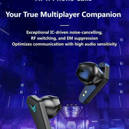 X15 TWS Gaming Earbuds Wireless Bluetooth Earphones With Mic Bass Audio Sound Positioning 9D Stereo Music HiFi Headset For Gamer