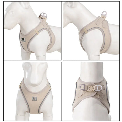 Dog Harness Leash Set for small medium dog Adjustable Reflective Puppy Cat Harness pet Vest Chihuahua Yorkies Outdoor Walking