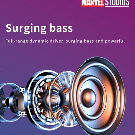 Disney Headphones Foldable HIFI Sound Bluetooth Headsets Spider-Man Series Wireless Earphones Bluetooth for Kids Anime Cartoon