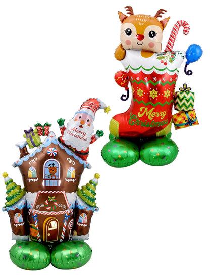 1pc 16inch Connection Crown 2025 Number Foil Balloons New Year 2025 Decoration Christmas Decorations For Home Navidad 2024
