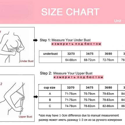 Wireless Push Up Bra A-C Cup Seamless Invisible Bralette w/ 3D Pads Anti-Sagging Comfort for Small Chest No Trace Underwear