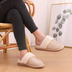 Comwarm Fluffy Winter Slippers For Women Furry Fuzzy Home Shoes Faux Fur House Plush Slippers Indoor Warm Comfy Mute Flats Slide