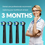 Replacement Toothbrush Heads Compatible with Oral B Braun Professional Electric Brush Heads 1000 1500 3000 6000 7000 7500 8000