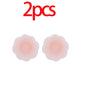 Reusable Breast Petals Lift Invisible Silicone Bra-less Pasties Pad Nipple Cover Invisible Petal Adhesive Stick on Bra for Women