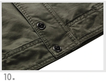 New 2023 Casual Army Military Jacket Men Plus Size M-6XL Jaqueta masculina Air force one Spring & Autumn Cargo Mens Jackets Coat