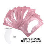 50 Pieces Of Hydrogel Eyelash Patch Grafting Eyelashes Isolating Pad Eyelash Patch Beauty  Moisturizing Eye Mask for Long-lastin
