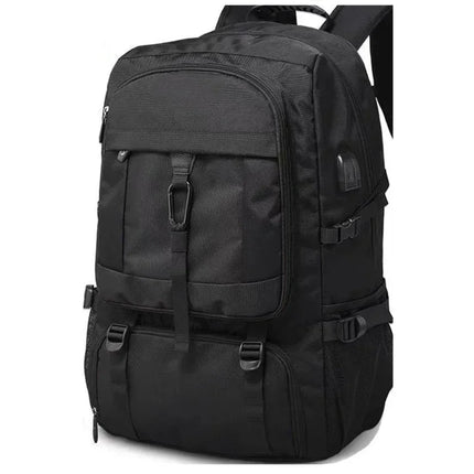 50L 80L Large Travel Backpack Men Separate Shoe Compartment Business Bag Outdoor Sports Waterproof Man Black Storage Backpacks