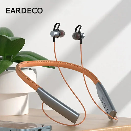 80 Hours Playback Wireless Headphones Bass Sport Bluetooth Headphone HiFi Earbuds Bluetooth Wireless Headset with Microphone