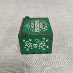 Merry Christmas Music Box Wooden Antique Carved Hand Cranked Classic Theme Music for Birthday Party Gifts Family Decoration