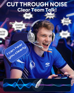 NUBWO G06 Pro Wireless Gaming Headset with Charging Station for Headset and PS5 Controller