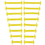 16pcs/lot Silicone Shoelaces No Tie Shoelaces 12 colors Elastic Lace Shoelace Creative Lazy Silicone Laces Rubber Lace