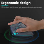 Multi-Device Vertical Ergonomic Mouse With Function Adjustment Kno Rechargeable 2.4G Bluetooth Wireless Mouse for PC Tablet