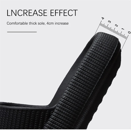 Summer Thick Platform Bathroom Home Men Slippers Women Fashion Soft Sole Indoor Sandals Non-slip Flip Flops Male Slides