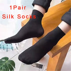 Black Silk Sock / One Size