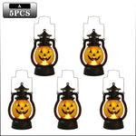 Halloween Pumpkin Ghost Face Lamp Portable Skull Decoration Light for Bar Party Table Atmosphere Prop Halloween Decor Use