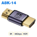 HDMI-compatible Cable Adapter mini micro hdmi to HDMI 2.1 Converter 48Gpbs 8K60HZ 4K120HZ for HDTV Projector PS4 PS5 Laptop PC