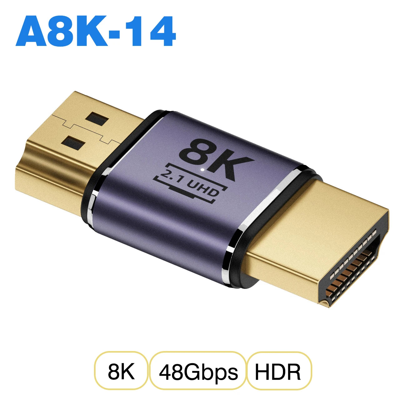 HDMI-compatible Cable Adapter mini micro hdmi to HDMI 2.1 Converter 48Gpbs 8K60HZ 4K120HZ for HDTV Projector PS4 PS5 Laptop PC