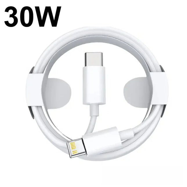 30W PD Fast Charging USB Type C to  iPhone Cable For Apple iPhone 14 13 12 11 Charge Data Wire Cord Phone Accessories