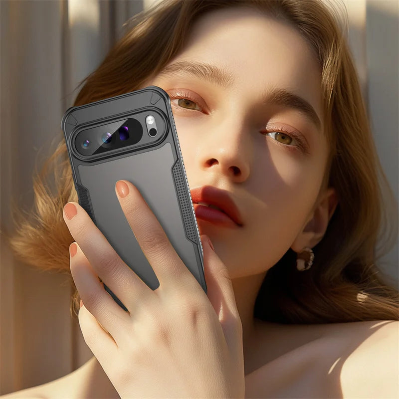 Hybrid Rugged Protective Cover For Google Pixel 9 Pro XL 8 Pro 9A 8A Case Shockproof Coque Fundas Capa