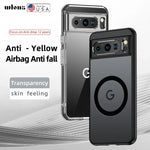 2025 Fashion Magnetic Case For Google Pixel 9 Pro 8 8A 7 10 Dull Polish Wireless Charger Cover Anti-knock Cases For Pixel 9A 7A