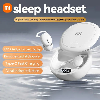 XIAOMI MIJIA M73 TWS Sleep Wireless Earbuds Bluetooth5.4 In Ear Stereo Hidden Earphones Noise Cancelling Headphones With Mic