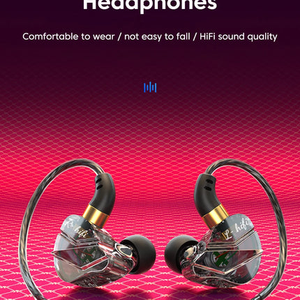 OLAF 3.5mm Jack Type C Plug Wired Headphones HIFI Bass Earphone in-Ear Headset Gamer Handsfree Earbuds For Xiaomi Huawei Samsung