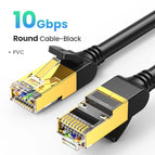 Cat7 Round Black / 2m