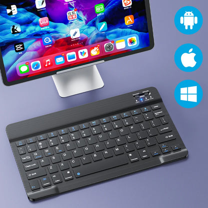Spanish French Bluetooth Wireless Keyboard Azerty Russian For iPad Mac PC Tablet Cell Phone Laptop And Mouse Mini With N Gamer