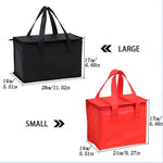 Portable Lunch Cooler Bag Folding Insulation Picnic Ice Pack Food Thermal Bag Drink Carrier Insulated Bags Beer Delivery Bag