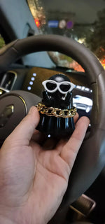 Middle Finger Cute Ghost Statue, Ghosts Small Scary Ghost Figurines, Halloween Home Decorations, Coffee Table Centerpieces Shelf