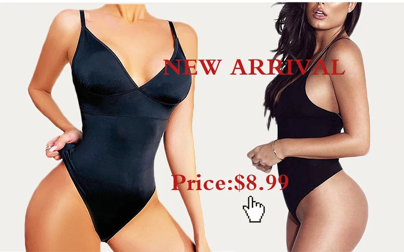 GUUDIA Ribbed Tummy Jumpsuit Daily Shaper Bodysuits Light Control Compress Tummy Control Open Crotch Shapewear Suits Open Crotch