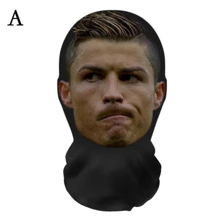 Realistic 3D Face Masks for Men Women Cosplay Mask Full Face Hip Hop Balaclava Hood Hat Headgear for Halloween Celebrity