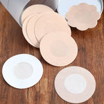 2/100pcs Women's Invisible Nipple Pasties Breast Lift Tape Overlays on Bra Stickers Chest One-off Nipple Covers Pads Accessories