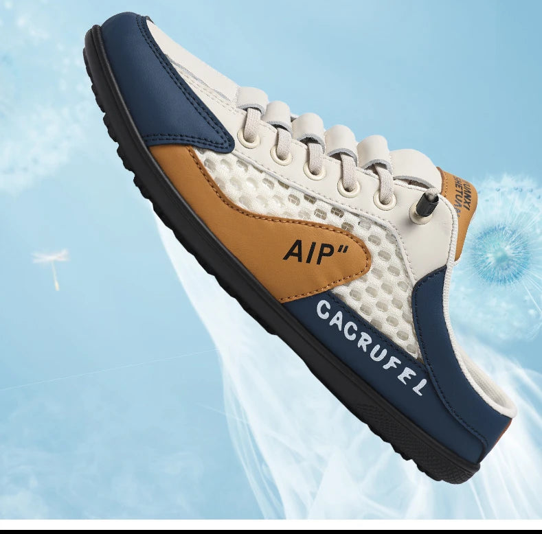 Men's Fashion Soft-soled Half Slippers Summer Men Trendy Bottom Casual Shoes Soft Sole Support Shoes Sneakers Zapatos De Hombre