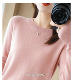 Women Sweater O-neck Autumn Winter BasicPullover Warm Casual Pulls Jumpers Korean FashionSpring Knitwear Bottoming Shirt 2023