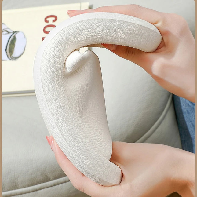 Women's Slippers Bathroom Simple Diamond Check Massage Sensation Thick Soft Sole Wear Resistant Concise Comfort Silders Shoes