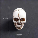 Halloween Decoration Maple Leave Ghost Desktop Ornaments Mini Skull Luminous Horror Eyeball Halloween Party Favors Home Decor