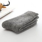 Super Warm Funny Happy Male Men Thicker Solid Socks Merino Wool Rabbit Socks Snow Winter Socks calceta hombre skarpety meskie