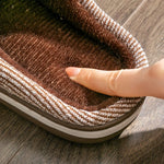 2024 Trend Men Slippers Winter Warm Cotton Slippers Male Flats Soft Non-slip Slides Household Indoor Slippers Large Size 40-51