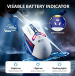 Inphic IN9 Wireless Gaming Mouse Rechargeable Ergonomics Bluetooth Mouse RGB Lighting Effect Desktop Computer Laptop Universal