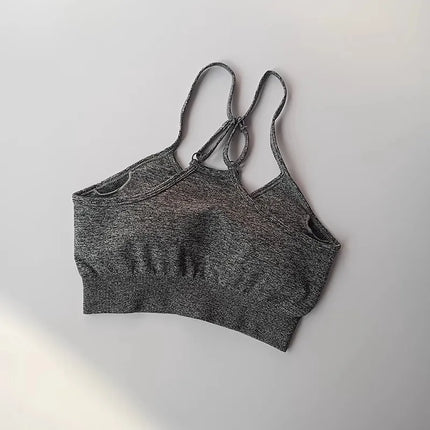 Women'sGym Tracksuit Fitness Yoga Sets Sportswear Workout Bra+High Waist Leggings Gym Clothing Seamless Bra Suit Sports Suits