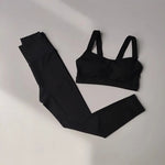 Seamless Yoga Set for Women, Workout Sportswear, Gym Clothing, Fitness, Push Up Bra, High Waist Leggings, 2Pcs Sports Suits