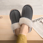 Comwarm Fluffy Winter Slippers For Women Furry Fuzzy Home Shoes Faux Fur House Plush Slippers Indoor Warm Comfy Mute Flats Slide