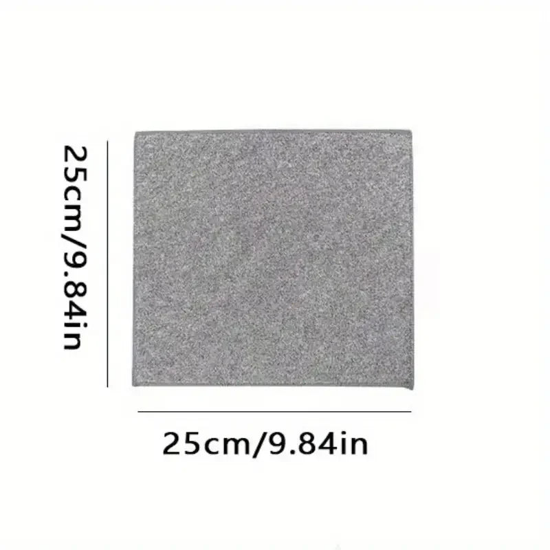 5/10/20Pcs Kitchen Towel, Ultra-Fine Fiber Light Gray Cleaning Cloth Set, Absorbent, Soft and Stain-Removing Cloth